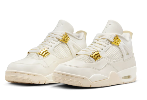 Air Jordan 4 Retro 'Metallic Gold' – Women's Exclusive Sneaker