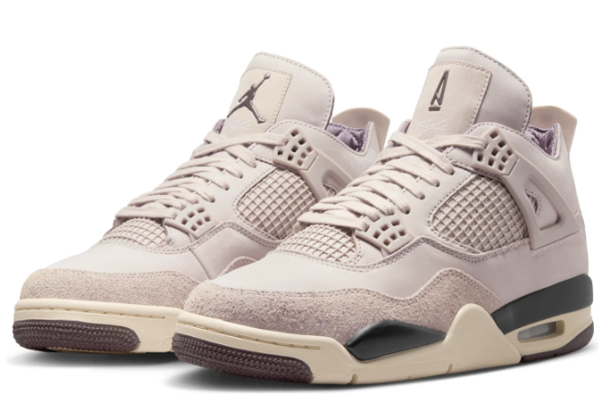Air Jordan 4 x A Ma Maniére 'Fossil Stone' – Women's Collaborative Edition