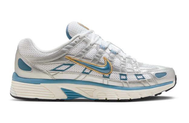 Nike P-6000 – Metallic Silver / Aegean Storm – Men's