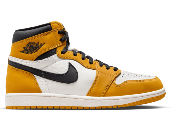 Air Jordan 1 Retro High OG Yellow Ochre/Black-Sail