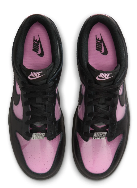 Nike Dunk Low Retro Premium 'Transparent' – Pink Rise / Black (IM3077-600)