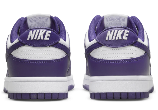 Nike Dunk Low 'Championship Purple' – White / Court Purple (DD1391-104)