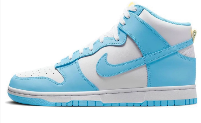 Nike Dunk High 'Blue Chill' – White / Blue Chill / Yellow (DD1399-401)