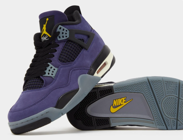 Air Jordan 4 Retro 'Lakers' — Royal Colors, Legendary Silhouette