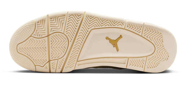 Air Jordan 4 Retro 'Metallic Gold' – Women's Exclusive Sneaker