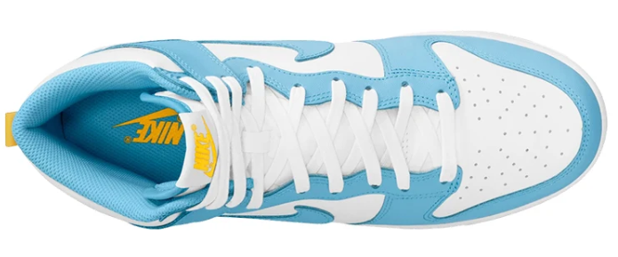 Nike Dunk High 'Blue Chill' – White / Blue Chill / Yellow (DD1399-401)