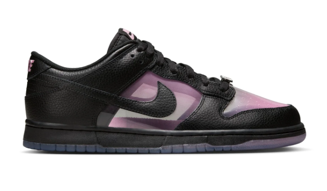 Nike Dunk Low Retro Premium 'Transparent' – Pink Rise / Black (IM3077-600)