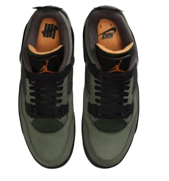 Undefeated x Air Jordan 4 Retro OG SP “Olive”