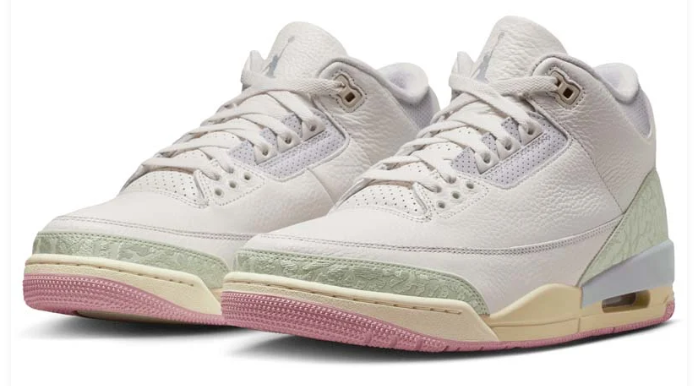 Air Jordan 3 Retro “Sail / Aura Jade / Iris Whisper” | IF4396-100