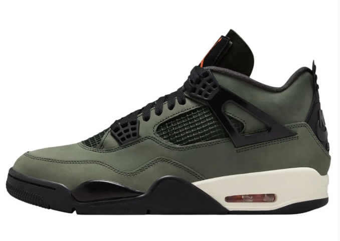 Undefeated x Air Jordan 4 Retro OG SP “Olive”