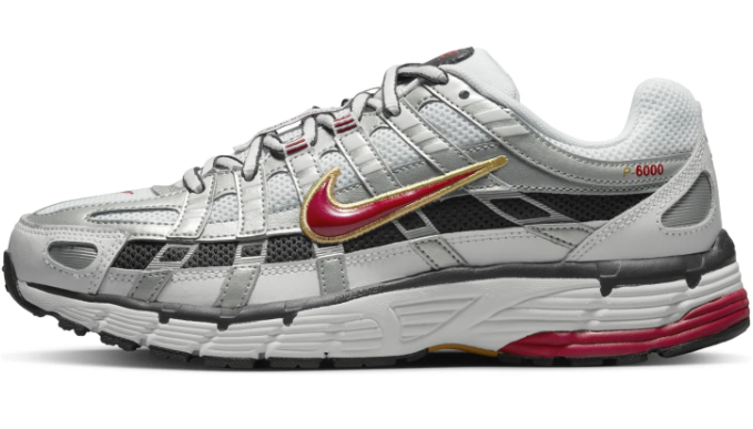 Women’s Nike P-6000 CNPT “Metallic Silver / Red” | BV1021-101