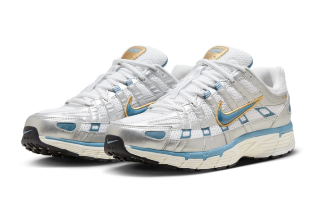 Nike P-6000 – Metallic Silver / Aegean Storm – Men's