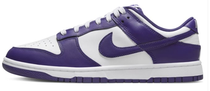 Nike Dunk Low 'Championship Purple' – White / Court Purple (DD1391-104)