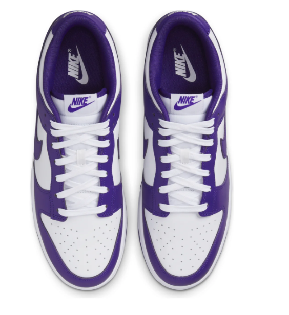 Nike Dunk Low 'Championship Purple' – White / Court Purple (DD1391-104)