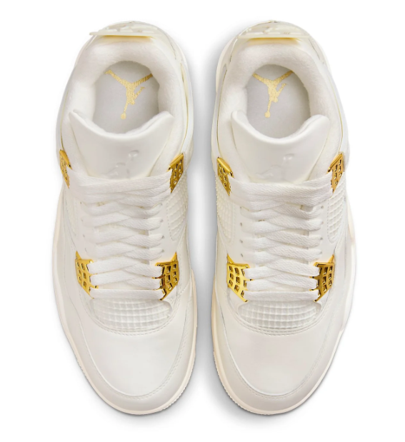 Air Jordan 4 Retro 'Metallic Gold' – Women's Exclusive Sneaker