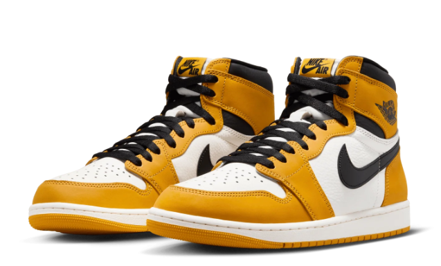 Air Jordan 1 Retro High OG Yellow Ochre/Black-Sail
