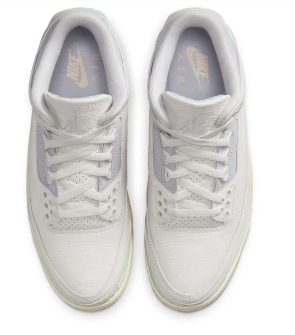 Air Jordan 3 Retro “Sail / Aura Jade / Iris Whisper” | IF4396-100
